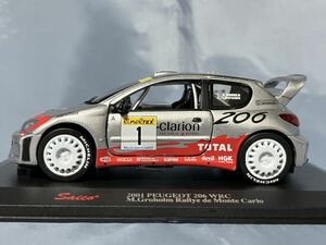 Saica(サイカ)製　　プジョー　206 WRC 2001年 モンテカルロ　ラリー　　　　　1/32