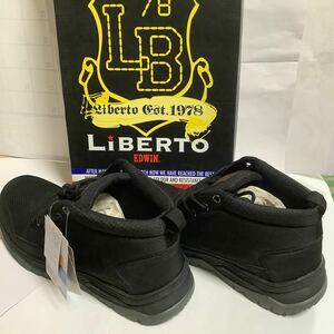 LiBERTO-EDWIN-リベルト　ワークブーツ（カラーBlack サイズ:26cm）簡易防水ブーツ