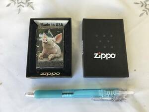 入手困難！Zippo 子豚 ブタ ぶた Pig Dreaming ジッポーライター MADE IN USA 保証書付 (未使用新品)