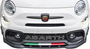 【M's】FIAT アバルト 595 695 (シリーズ4-) CSR フロント リップスポイラー (グロスブラック) ABS エアロ パーツ 外装 カスタム 000956