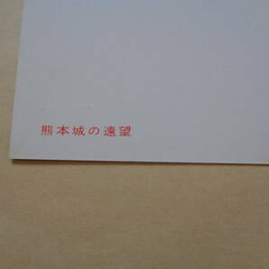 絵葉書 熊本城 熊本城の遠望の画像3