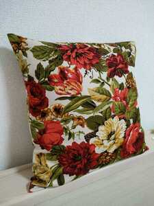 [ handmade ] pillowcase 1325 elegant . gorgeous . pillowcase ( fastener none type ) floral print feeling of luxury hand made 