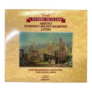 ☆Vespri Siciliani: Levine / ヴェルディ（1813-1901 CD盤 コンパクトディスク 動作未確認 RD80370(3)