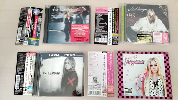 限定生産盤　DVD付き　アヴリル・ラヴィーン　AVRIL LAVIGNE　4枚セット　送料無料　特典ステッカー・ミニカレンダー付き