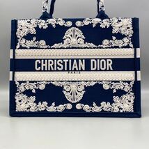 1円《日本未入荷》Christian Dior ディオール ブックトート コーネリー マザーズバッグ トートバッグ ハンド カーフスキン Medium _画像2