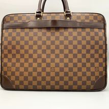 1円《極美品》LOUISVUITTON ルイヴィトン ダミエ ポルトドキュマン ヴォワヤージュ GM ビジネスバッグ ブリーフ レザー 革 PVC A4 メンズ_画像3