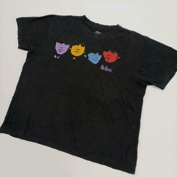 【XL】THE BEATLES バンドTシャツ ブラック リユース ultramto