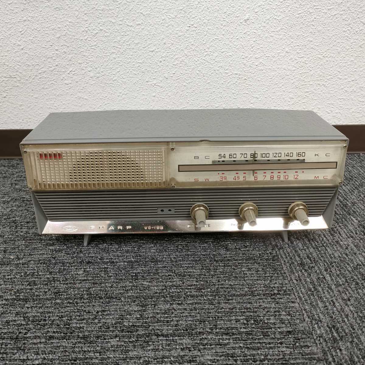 ラジオは ヤフオク! シャープUK-70 五球スーパー 昭和3... - 真空管