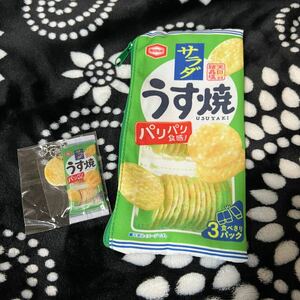 亀田製菓 サラダうす焼きキーホルダー&ポーチセット