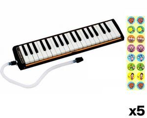  prompt decision * new goods SUZUKI M-37C 5 pcs. set +doremi seal 5 sheets attaching ( Suzuki melody on 37 key melodica 