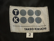 TK TAKEO KIKUCHI シワ加工レザージャケット・2▲タケオキクチ/22*10*2-15_画像9