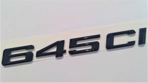 BMW 6 series 645ci emblem gloss black gloss equipped black E63 1 piece new goods 