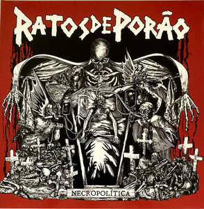 RATOS DE PORAO / Necropolitica (LP) - Diehard half-half vinyl (black/red) AnxietyRecords punk hardcorepunk thrashmetal スラッシュ