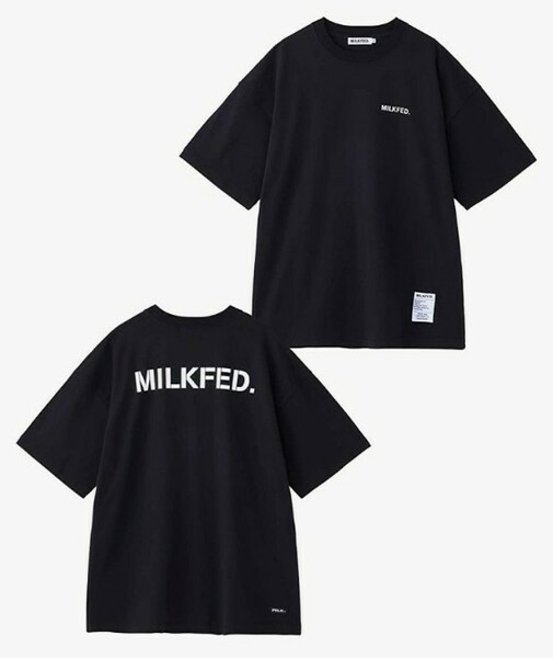 MILKFED.　ミルクフェド　Tシャツ　ブラック 半袖Tシャツ新品