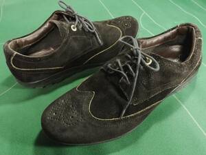 *ROCKPORT lock port TRUWALK ZERO cushion sole suede wing chip race up shoes dark brown 25.5cm beautiful goods!!!*