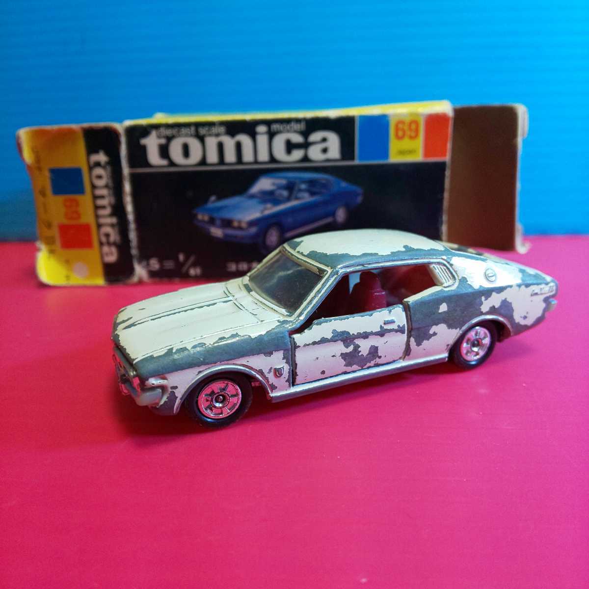 TOMICA トミカ コロナ マークⅡ 1900 赤黒色 1Aホイール 箱付き www 