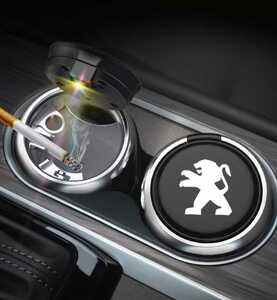 * new goods * Peugeot ashtray * for automobile ashtray * fire erasing cigarettes *LED attaching * car storage *