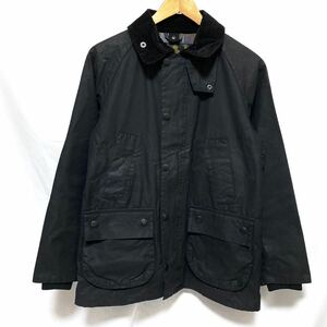 BARBOUR SL BEDALE Bab a- биде il Британия производства масло do жакет 36 чёрный черный 