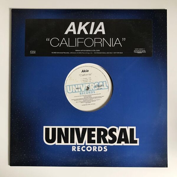 Akia - California (USオリジナル/プロモオンリー/Promo)