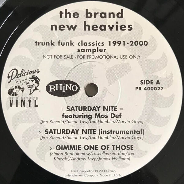 The Brand New Heavies - Trunk Funk Classics 1991-2000 Sampler (USオリジナル/プロモオンリー/Promo)