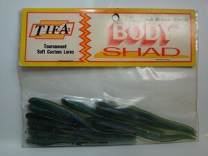 TIFA BODY SHAD 4 #Blue Weenie　ティファ ボディシャッド 4インチ ブルーウィニー　希少 入手困難　ワッキー ネコリグ ダウンショット