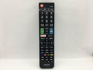 ELECOM　リモコン　ERC-TV02XBK-TO　中古品M-9650