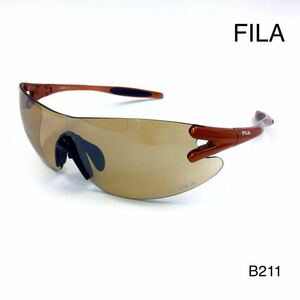 FILA フィラ　スポーツサングラス　新品未使用　SF8823J-1E6 オレンジ