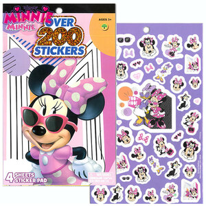 Disney Minnie Mouse Seal 200 Cut Minnie -Chan Reward Seal Sealbook Pradebook Sticker Minnie