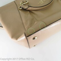 質イコー［コーチ］COACH 2WAYバッグ ハンドバッグ ショルダーバッグ 58410E レザー ベージュ 中古_画像8