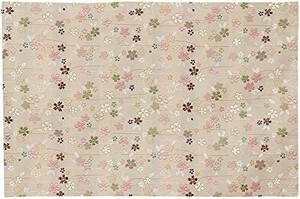 na-... Chan atelier Sakura pattern sutra desk .. high class capital type gold . rug fire prevention processing size 28.5cm×44cm new goods (18 number 003. white tea )