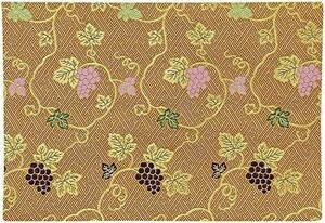 na-... Chan atelier grape pattern sutra desk .. gold . rug fire prevention processing 1 shaku 4 size for new goods size 22.5cmx32.5cm (14 number 002. gold 