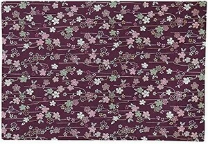 na-... Chan atelier Sakura pattern sutra desk .. high class capital type gold . rug fire prevention processing size 35cm×51cm new goods (20 number 001. purple )
