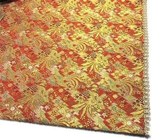  sutra desk . sutra desk bed fireproof fire prevention family Buddhist altar mat ( table mat place mat possible ) new goods strike . bed .. phoenix . pattern red 25 number - Special 3 38.7×60cm