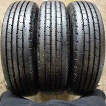 イボ残り 夏 6本SET 会社宛 送料無料 215/85R16 120/118 LT ブリヂストン R202 2021年製 地山 小型 トラック ダイナ エルフ リブ NO,B8476_画像2