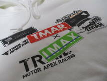 TMAR TRAIL MOTOR APEX RACING IMAX 東京オートサロン2022 スウェットパーカー Lサイズ_画像6