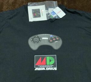 【3Lサイズ】SNS話題 新品 megadrive メガドライブ セガ Tシャツ 企業 ノベルティ 限定 ブラック 黒 BIG-T ビッグt a