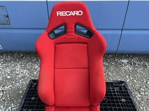 RECARO レカロ SR-7F SR7 二脚セット セミバケットシート レッド RED 両側ダイヤル 売り切り_画像2