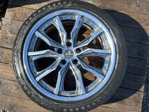 ウェッズ クレンツェ ヴェラーエ 19インチ pcd114.3 5穴 8J +50 4本通し 225/45R19 DUNLOPタイヤ付 weds kranze VERAE 売り切り_画像4