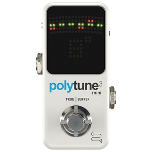 tc electronic PolyTune 3 mini バッファー内蔵 ペダルチューナー