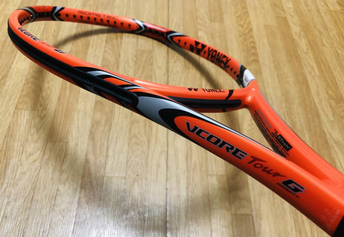 送料無料 極美品 YONEX VCORE TOUR G ヨネックス ブイコアツアーG スタン・ワウリンカ 2014全豪オープン優勝モデル 97sq 310g 16×20