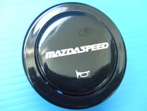 当時物 良品 マツダ スピード ホーンボタン MAZDA SPEED カラー ブラック 旧車 昭和 ビンテージ マツダスピード MAZDASPEED_画像1