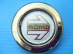  that time thing new goods arrow momo Gold horn button old car Showa era "Momo" steering wheel steering wheel hot-rodder highway racer group car high speed have lead gold color horn switch 