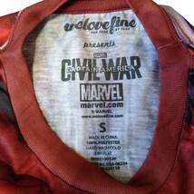 アイアンマン Tシャツ Sサイズ civil war シビルウォー iron man マーベル アメコミ marvel ハロウィン 仮装_画像3