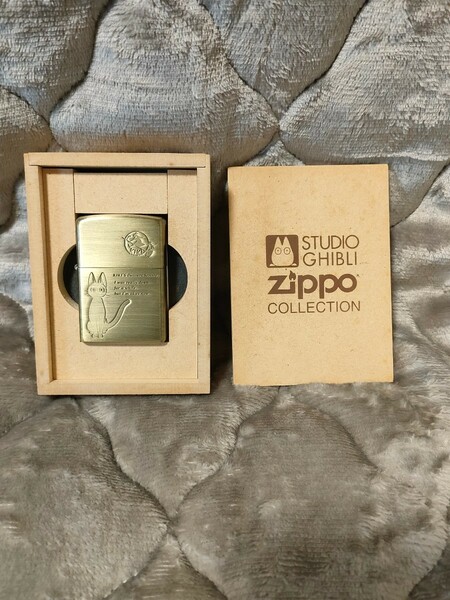 【祝　ジブリパーク】超レア　スタジオジブリzippo　シリアルナンバー入り　魔女の宅急便　ジジ　木箱入り（コーティング可能）