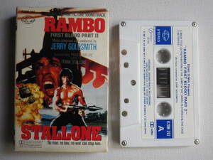 ◆カセット◆ランボー　怒りの脱出　RAMBO FIRST BLOOD PART II オリジナルサウンドトラック　映画音楽　