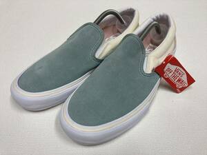 レア!! VANS SLIPON Pro 水色 ピンク 生成り スエード キャンバス US13 (31cm) アメリカ企画限定!! スリッポン バンズ