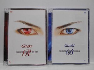 【2枚セット 帯付き】Gackt THE GREATEST FILMOGRAPHY 1999-2006 ～RED～ ～BLUE～ DVD