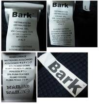 定価12万 イタリア製 バーク Bark ウール ニット ダウンコート ダウンジャケット ダッフルコート ネイビー チェック_画像9