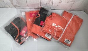 15 01922 * sport wear 5 point set lady's L orange yoga running elasticity . sweat speed .[ outlet ]