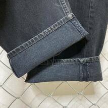 90s Levi's 501-0660 リーバイス 96年製 USA製 524 ブラックマジック ブラックデニムパンツ ジーンズ 38×32 _画像5